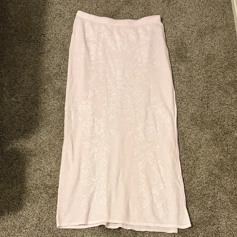 NWOT wild fable Light Pink Lace Maxi Skirt